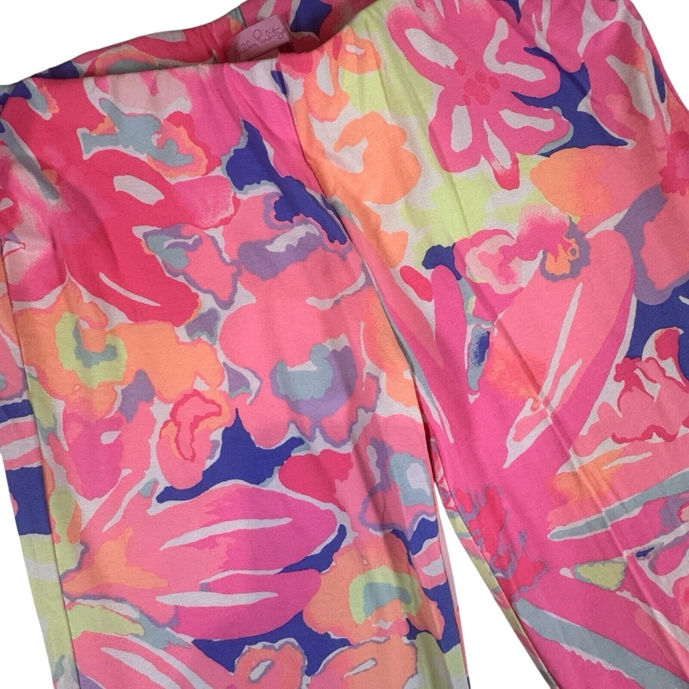 Lilly Pulitzer Georgia May Palazzo Pants Women's XS Playa Hermosa Coastal Resort